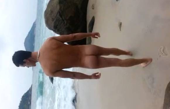 [Amador Gay] Garoto de Programa Renbri, dando na praia