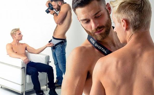 Tommy Defendi fode o modelo loiro Max Carter