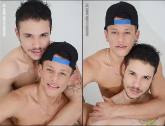 Kleber e Symon, um casal real de putaria no Mundo Mais