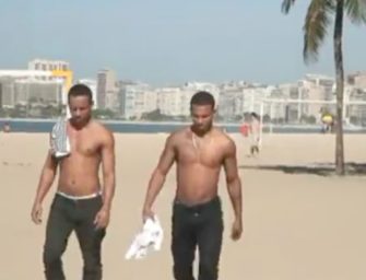Morenos brasileiros só querem saber de foder depois da praia