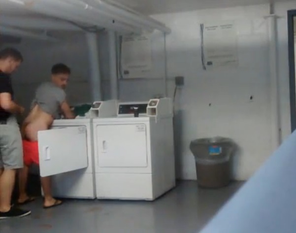 encaixou o vizinho casado gay na lavandeira