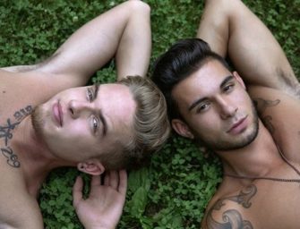 Casal da vida real deixa a paixão aflorar para a CockyBoys
