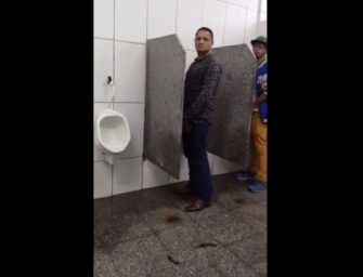 Banheirão de terminal em Goiânia é pura festa e safadeza