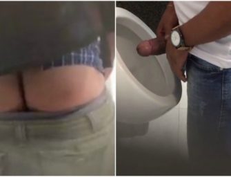 Vários machos são flagrados em banheirão gostoso de Joinville