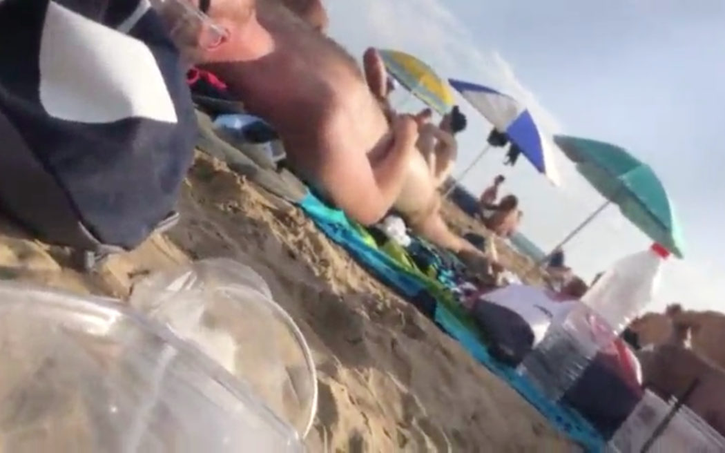 Praia de nudismo, pornô gay, amador, amador gay