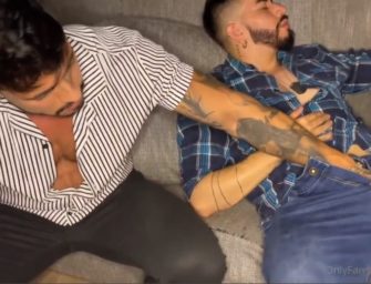 Alejo Ospina foi abusar dos amigos dormindo e levou duas picas no cu