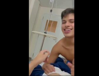 Vídeo amador de carinha chupando amigo doente no hospital cai na internet