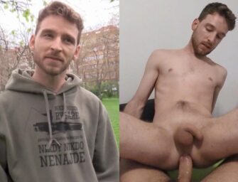 Czech Hunter 695 – Foi abordado na rua e topou dar cu por grana